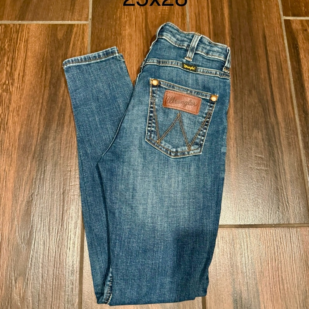 Wrangler Blue Skinny Denim Jeans